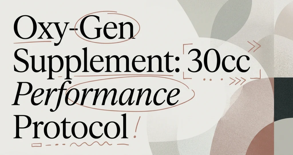 Oxy-Gen Supplement for Horses: Benefits Explained